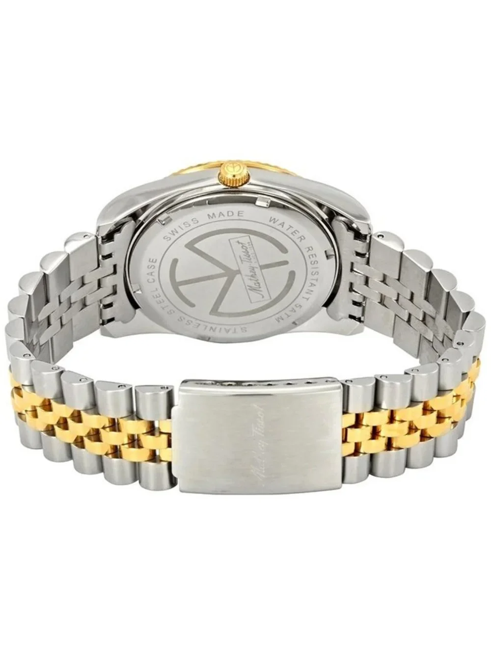 NWT Mathey-Tissot Mathey II Quartz Crystal Mother of Pearl Dial Men's Watch